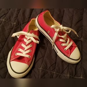 Converse Chuck Taylors kids size 12.5 red